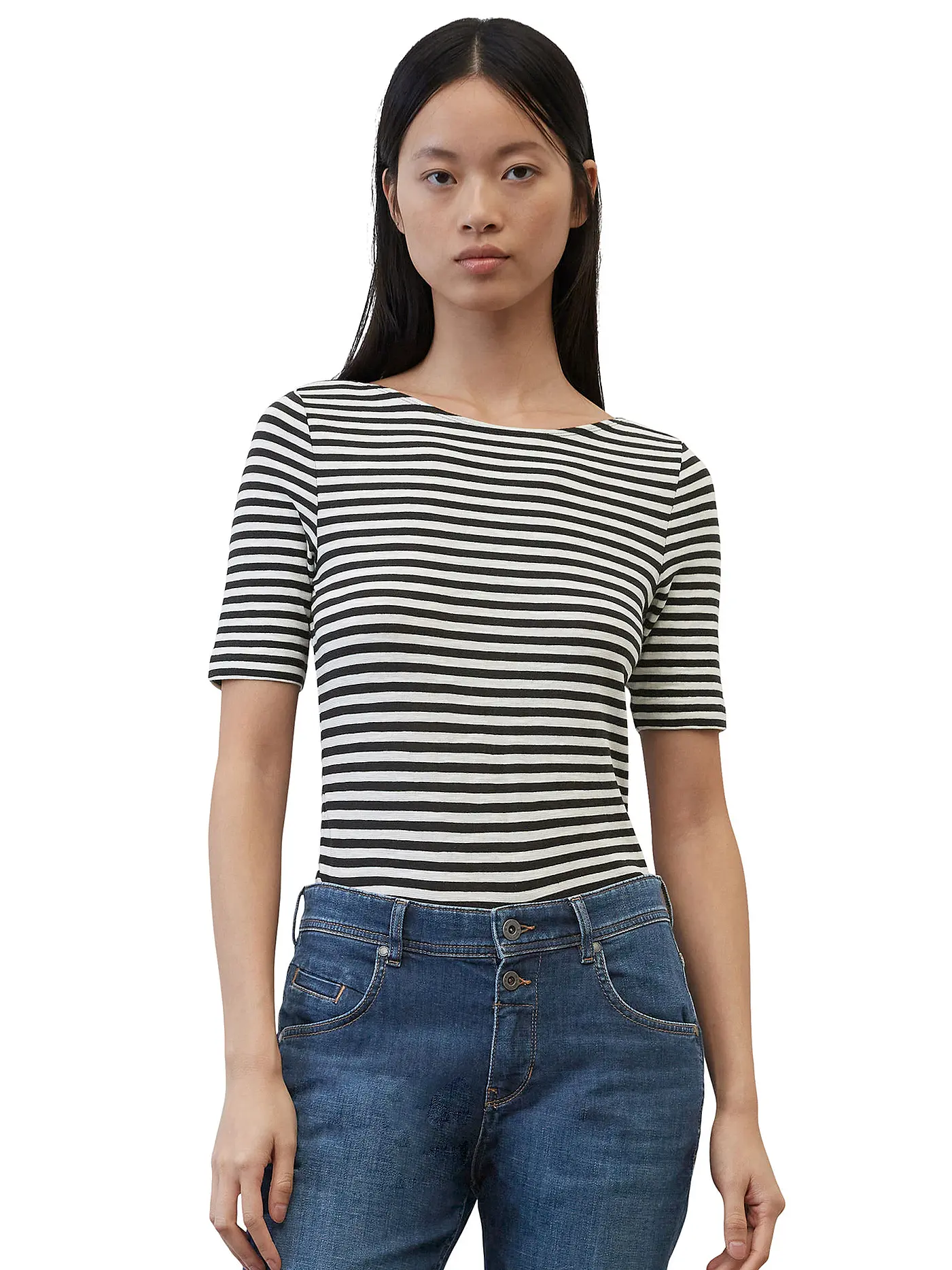 MARC O'POLO | T-Shirt | schwarz